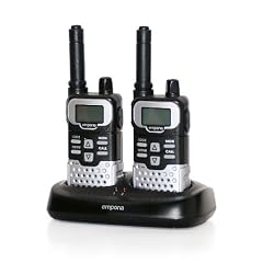 Emporia PMR11  Walky Talky Handfunkger�te mit 8 KM Reichweite, 8 Kan�le, VOXFunktion und  Babyruf schwarz/silber