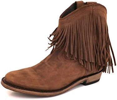 Liberty Black LB-711312 Vegas T-Moro Fringe Bootie (7.5)