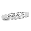 14K White Gold Diamond Wedding/Anniversary Band - 0.15 Ct.