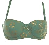 Mamia Printed I Love Soccer Half Cup Multifunctional Padded Underwire Bra