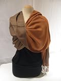 SUMMER FANCY REGULAR SHAWL (Orange/Camel)