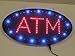 Animated Oval Shape LED Neon Light ATM Open Sign ATM S ATM