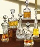 PORTICO DECANTER ASSORTMENT - PORTICO COLLECTION 24% LEAD CRYSTAL DECANTER ASSORTMENT