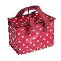 RED- WHITE SPOTS ECO FRIENDLY INSULATED LUNCH/COOL BAG