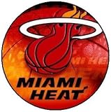 MIAMI HEAT LOGO Pinback Button 1.25" Pin / Badge Wade Bosh James Basketball