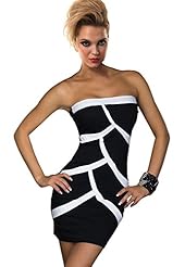 Strapless Bodycon Dress/Club Dress/Mini Dress 