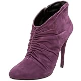 GUESS Women's Dottest Platform Bootie,Medium Purple Suede,7.5 M US
