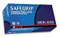 Microflex SG375L SafeGrip Powder Free Latex Glove Size Large, 100 Box