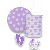 Baby Girl Baby Shower Party Lanterns