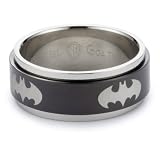 DC Comics Batman Mens Stainless Steel Spinner 