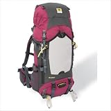 All Terain Willow 40 Recycled Internal Frame Backpack in Sangria Red