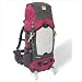 All Terain Willow 40 Recycled Internal Frame Backpack in Sangria Red