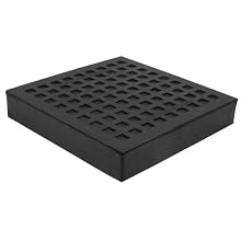 Mason BBNR6X6 Natural Rubber Bridge Bearing Vibration Isolation Pad, 6" Length x 6" Width x 1" Thick