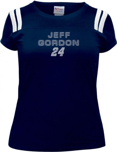 Buy Jeff Gordon Ladies Fan Flare Embellished T-Shirt
