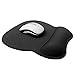 Suriora Memory Foam Mouse Pad,Ergonomic Design Wrist Comfort Mouse Pad for Computer/Pc (Black