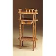 Traditional Oak Finish Wood Phone Stand/Side Table Furniture