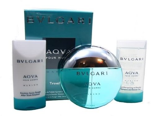Bvlgari Pour Homme Aqva Marine Set 100 ml EdT+75 ml AS-Emulsion- 75 ml Shower Gel Preisvergleich