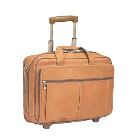 Buy SOLO Full-Grain Leather Rolling Computer Brief by U.S. Luggage