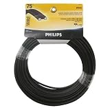 Philips 75 Feet 300Ohm Foam Covered Exterior Antenna Wire With Two Conductors Use Balun Adapter