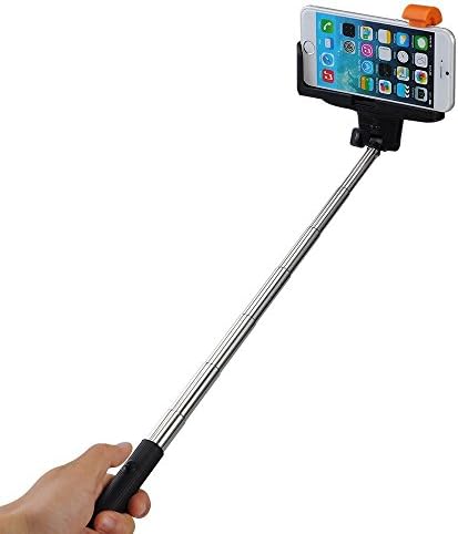 [2015 New Release] 2-In-1 Bluetooth Selfie Stick Self Portrait Monopod with Built-in Remote Shutter for iPhone 6,iPhone 6 Plus 5s 5c 5 4s 4,Samsung Galaxy S5 S4 S3, Note 4 3 2 Moto X, Droid 2, Google Nexus 4, 5, 7, 8