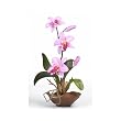 Nearly Natural 4067-PP Potted Cattelya Silk Orchid Plant Lavender