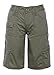 Womens Cargo Pants Soft Cotton Capri Cropped Hotpants Army Shorts Green 30-37