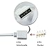TronicsPros 2pcs 4 Pin RGB LED Strip Splitter Cable 2 Way 1 to 2 Splitter Connector SMD 5050 3528 2835 RGB LED Tape Ribbon Splitter- 12inch, Black