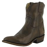 FRYE Billy Short Ladies Vintage Leather Western Cowboy Cowgirl Boots Shoes Taupe by FRYE