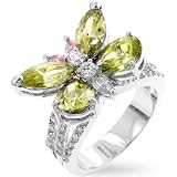 Beautiful Butterfly Kisses Ring; High Fashion Jewelry and Accessories for Women (Great Gift Idea)