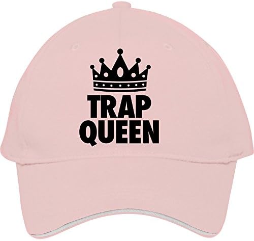 New Arrival Trap Queen Pink Cotton Style Brand Snapback Caps Excellent Baseball Caps &amp; Hats Classic Adjustable Sun Capsmale/female Edmundstevens