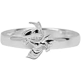 Dayna U Georgia Tech Yellow Jackets Sterling Silver Slim Logo Ring