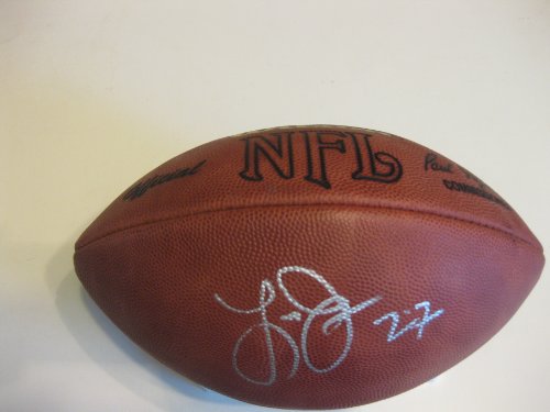 LARRY JOHNSON,KANSAS CITY CHIEFS,PENN STATE,SIGNED,AUTOGRAPHED,AUTHENIC NFL FOOTBALL,WITH COA