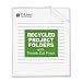 C-Line Recycled Project Folders, 8.5 x 11 Inches, Clear - Reduced Glare, 25 per Box (62127)