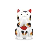 九谷焼 開運 お祈り招き猫 三毛