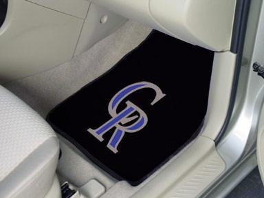Fanmats Colorado Rockies Carpet Car Mats - Colorado Rockies One Size