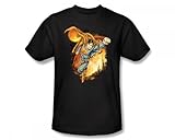 Superman - Last Sons Adult T-Shirt In Black, Size: XXX-Large, Color: Black