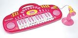 Trademark Collections Bontempi Electronic Keyboard with Sing a Long Microphone