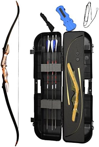 Samick Sage Ready 2 Shoot Package (Right Hand, Carbon Arrows-2 Blue/1 white feathers, 35 lb)