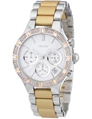DKNY NY8509 Ladies Aluminium Chronograph Two Tone Watch