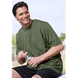 KingSize&reg; Performance Crewneck Tee at KingSize