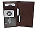 LeatherBoss Plain Checkbook Cover Dark Brown