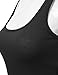 JJ Perfection Women's Solid Ribbed Knit Racerback Tank Top (S-3XL)