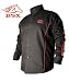 BLACK STALLION BSX® FR Welding Jacket - Black w/Red Flames - XXL