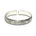 Silver Carving Pattern Bangle / Bracelet / Metal title=