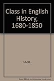 Class in English history 1680-1850