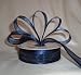 Organza Satin Edge Ribbon - 7/8" - 25 Yards (75 FT) - Navy Blue