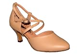 Kristen 2.5 Tan Leather Ballroom Dance Shoes by FeatherLite 41knTOsIImL. SL160 Kristen 2.5 Tan Leather Ballroom Dance Shoes by FeatherLite