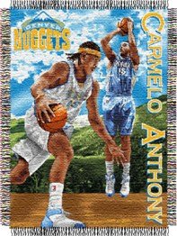 Carmelo Anthony Woven Tapestry Throw