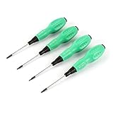 uxcell　ドライバー　クロムバナジウム鋼　グリーンブラックシルバー　修復ツール　4個入り