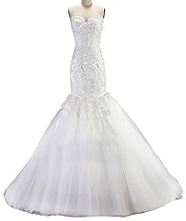 Strapless Lace Belted Mermaid Sleeveless Spring Summer Fall Winter Prom Dress 